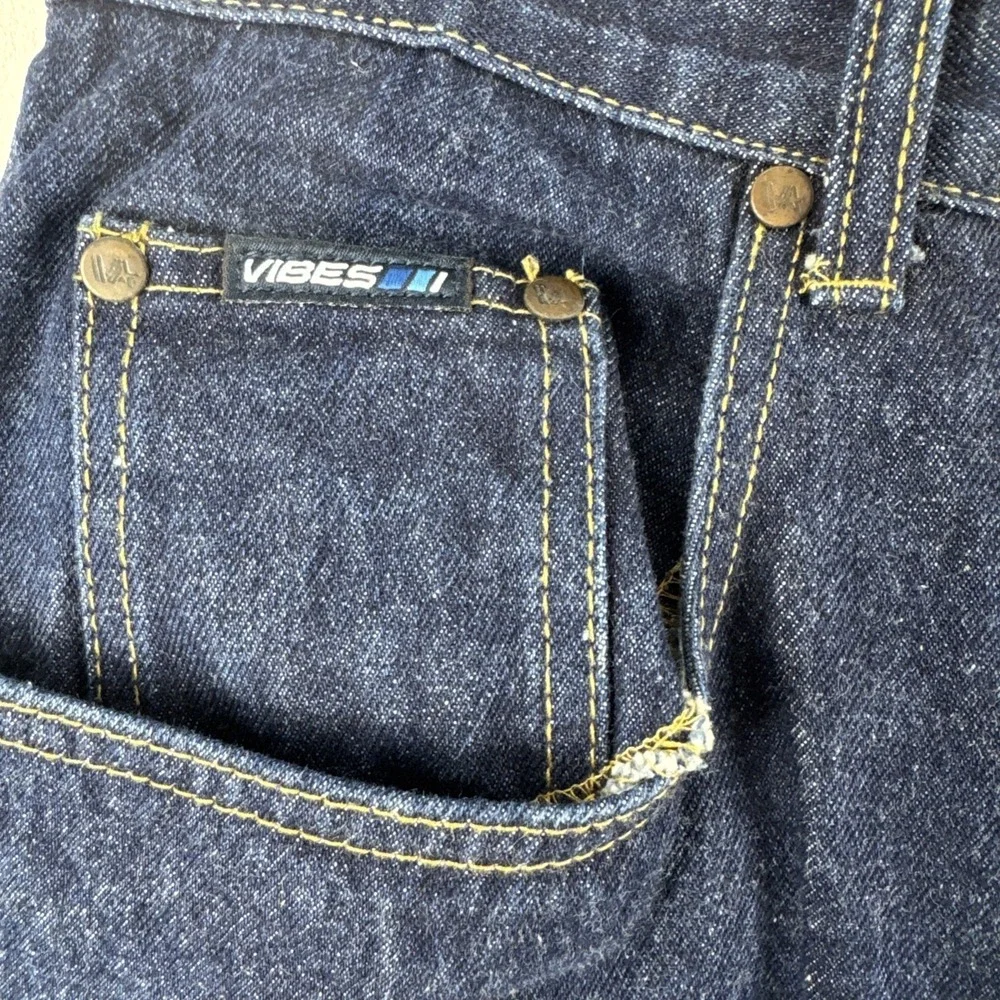Vintage Vibes Jeans Mens 38x34 Blue Denim Baggy Loose Jeanetics Y2K Wide Leg